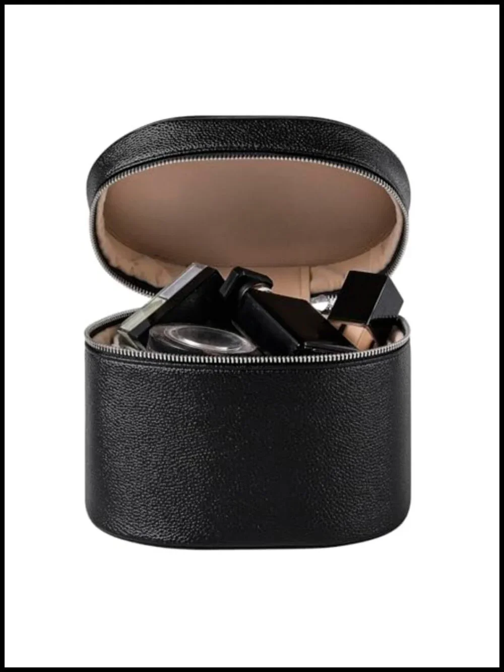 Makeup Bag Vanity Case with Divider and Handle, Aesthetic Cosmetic Organizer,